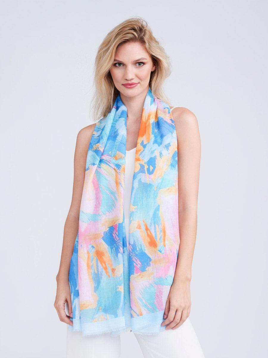 Pia Rossini Calista Scarf in Blue