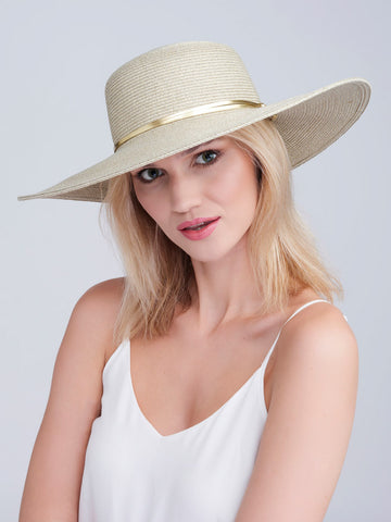 Pia Rossini Deandra Hat in Gold