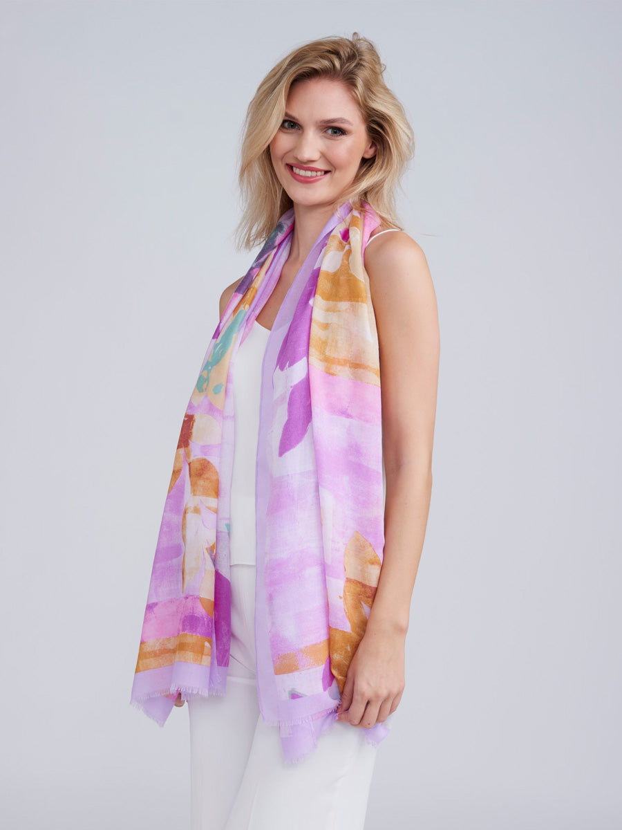 Pia Rossini Lyra Scarf in Lilac