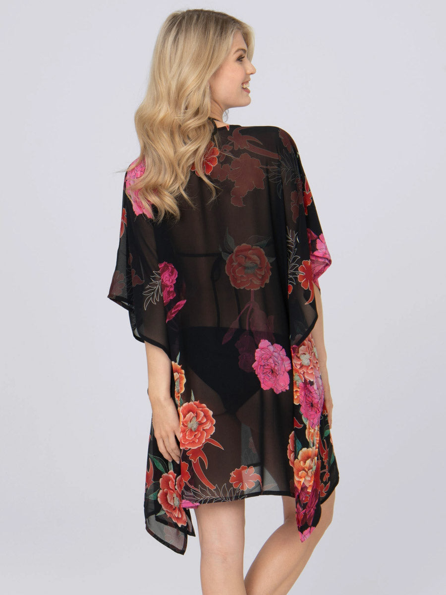 Pia Rossini Milani Kaftan in Black
