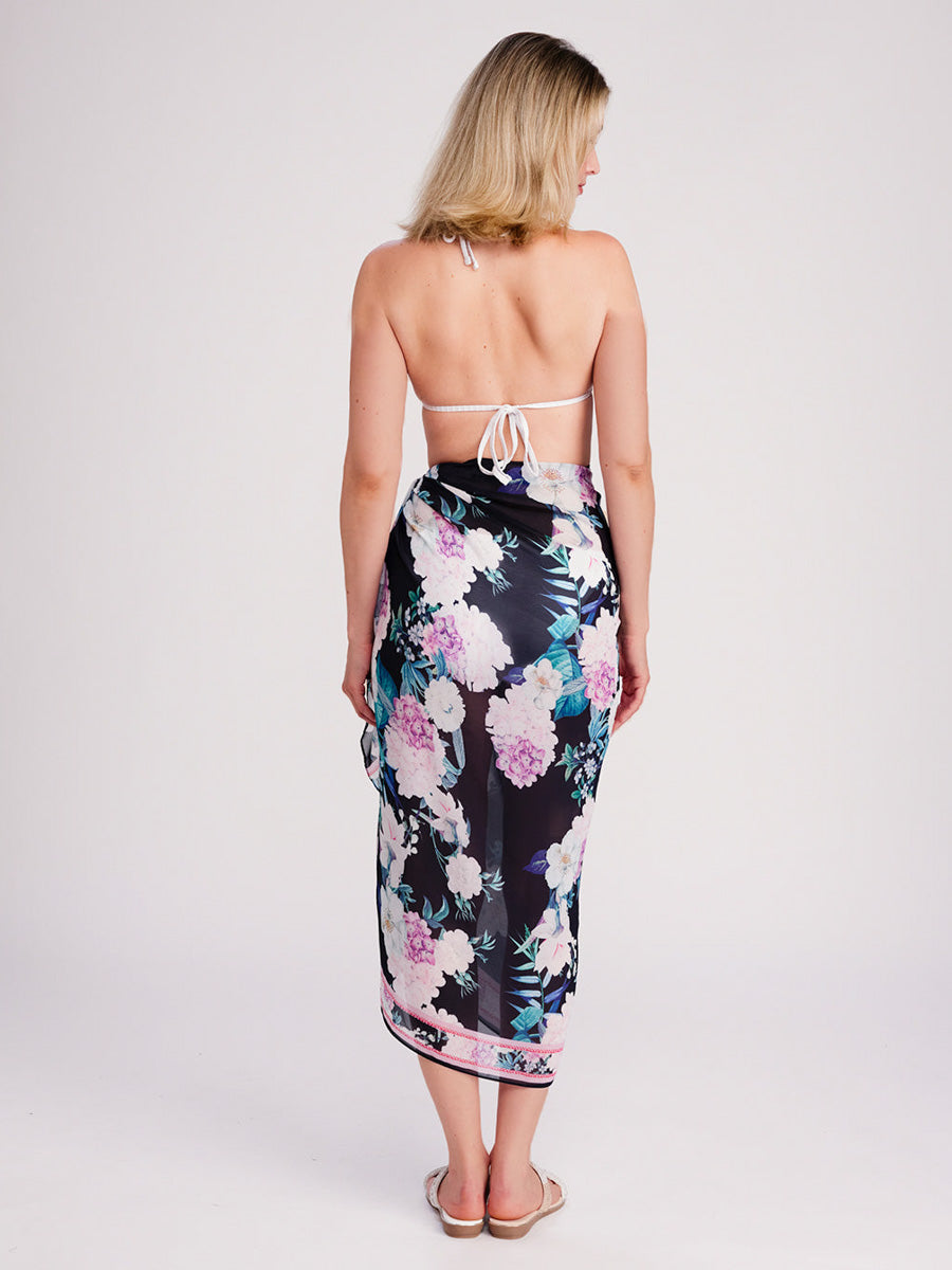 Pia Rossini Modena Sarong in Navy