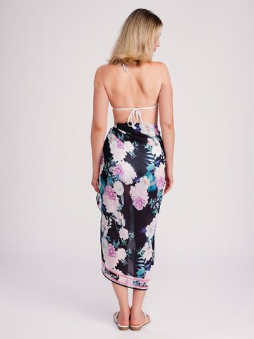 Pia Rossini Modena Sarong in Navy