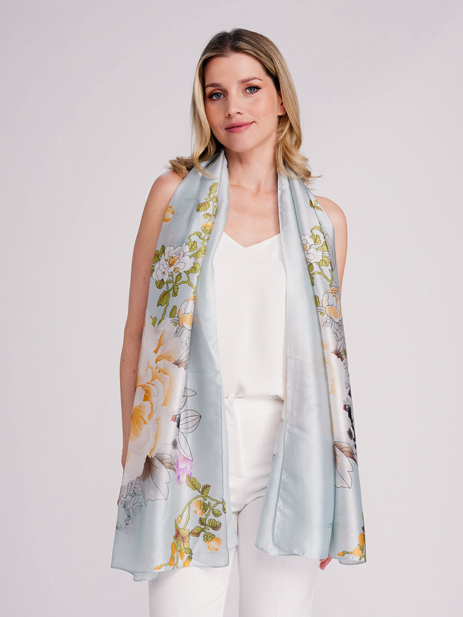 Pia Rossini Rosalyn Scarf in Blue