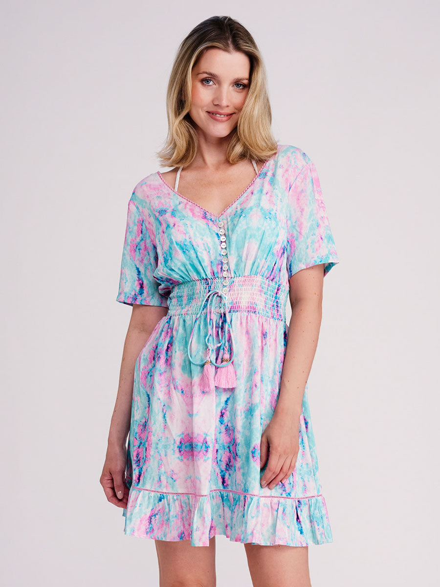 Pia Rossini Seville Dress in Blue