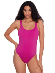 Polo Ralph Lauren Martinique One Piece In Hot Pink, view 1, click to see full size