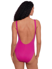 Polo Ralph Lauren Martinique One Piece In Hot Pink, view 2, click to see full size