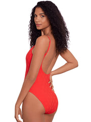 Polo Ralph Lauren Kennedy One Piece in Hibiscus, view 3, click to see full size