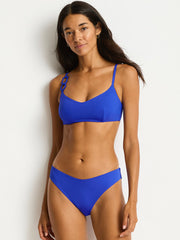 Sea Level Mythos Sporty Mid Pant in Cobalt, view 3, click to see full size