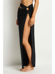 Essentials Multi Wear Skirt in Black, view 4, click to see full size