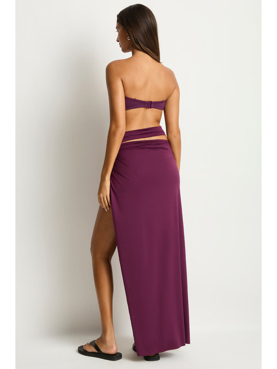 Essentials Multi Wear Skirt in Claret
