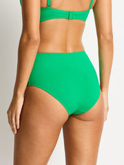 Essentials High Waist Bottom in Kelly Green, view 2, click to see full size