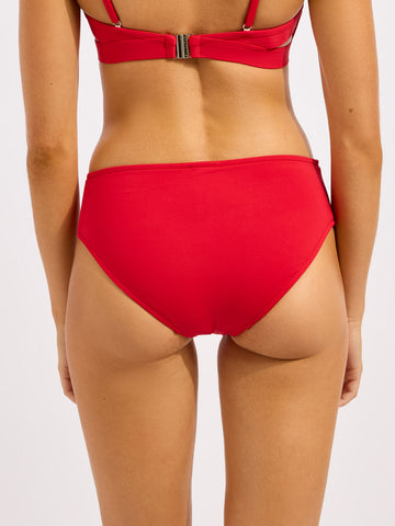 Seafolly Seafolly Collective Multi Strap Hipster Bottom in Cosmo Red