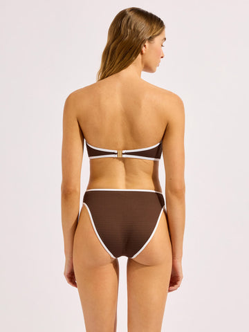 Beach Bound High Leg Pant in Dark Chocolate