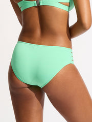 Seafolly Seafolly Collective Multi Strap Hipster Bottom In Mint, view 2, click to see full size