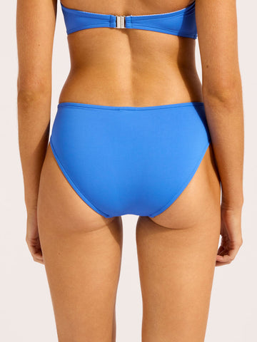 Seafolly SF Collective Twist Hipster In Sapphire