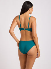 SF Collective Hybrid Bralette In Deep Teal, view 2, click to see full size