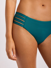 SF Collective Multi Strap Hipster Bottom In Deep Teal, view 5, click to see full size