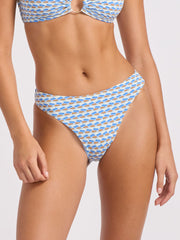 Seafolly Mala High Leg Pant In Powder Blue, view 1, click to see full size