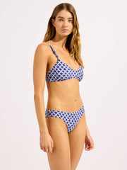 Marseille Bralette in Blue Indigo, view 4, click to see full size