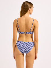 Marseille Bralette in Blue Indigo, view 2, click to see full size