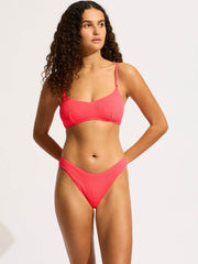 Seafolly Sea Dive Bralette in Snapdragon, view 3, click to see full size