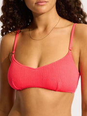 Seafolly Sea Dive Bralette in Snapdragon, view 5, click to see full size