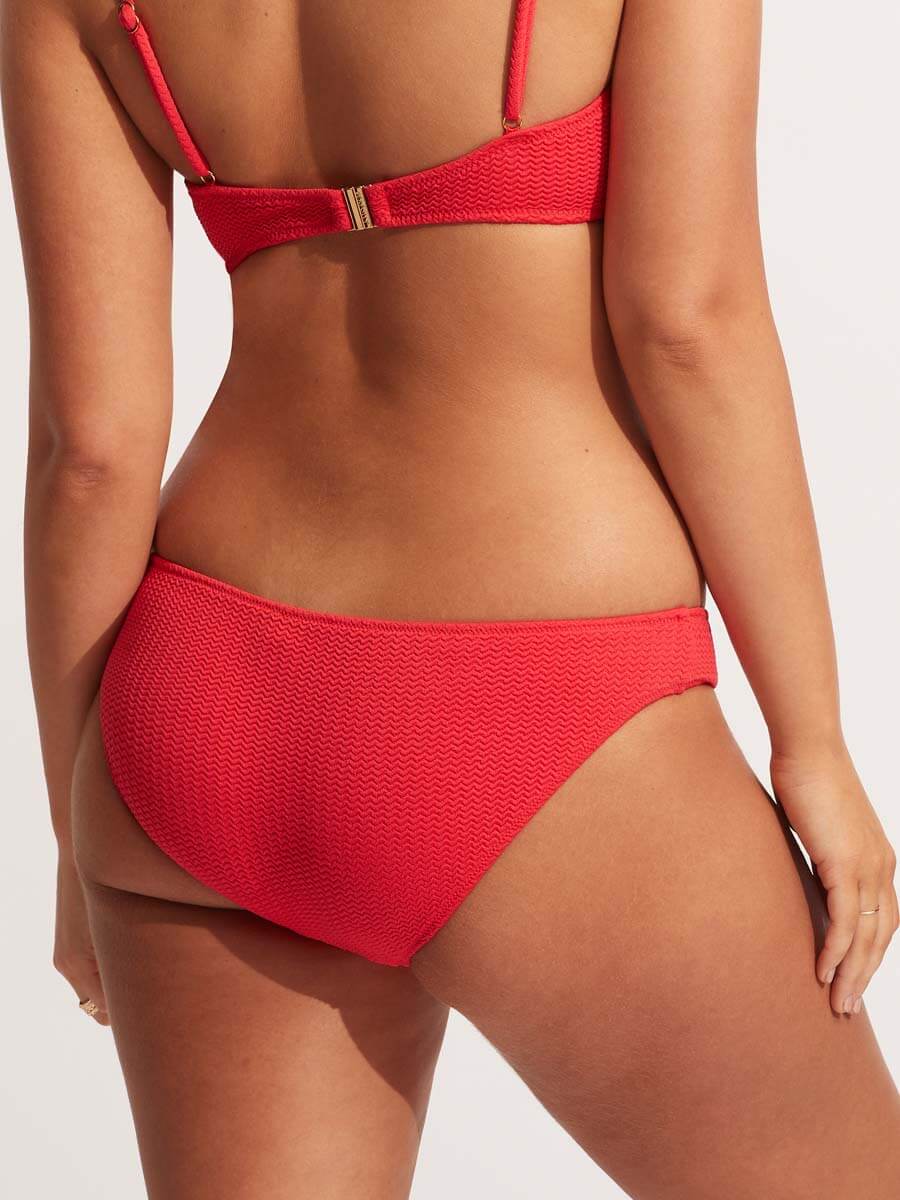Seafolly Sea Dive Hipster In Chilli Red