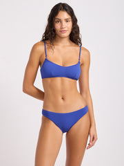Sea Dive Bralette In Luminous Blue, view 4, click to see full size