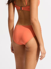 Seafolly Seafolly Collective Multi Strap Hipster Bottom in Melon, view 2, click to see full size