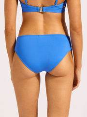 Seafolly Seafolly Collective Multi Strap Hipster Bottom in Sapphire, view 2, click to see full size