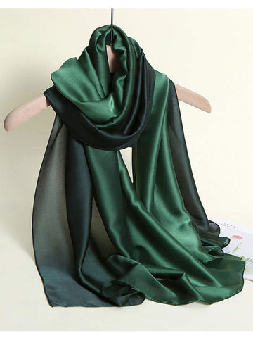 The Pathz Silky Scarf in Green