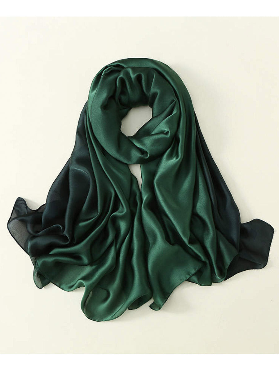 The Pathz Silky Scarf in Green