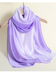 The Pathz Silky Scarf in Lilac, view 2, click to see full size