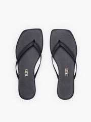 TKEES Square Toe Lily Sandals In Black, view 1, click to see full size