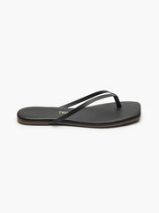 TKEES Square Toe Lily Sandals In Black, view 3, click to see full size