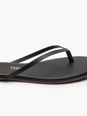 TKEES Square Toe Lily Sandals In Black, view 4, click to see full size