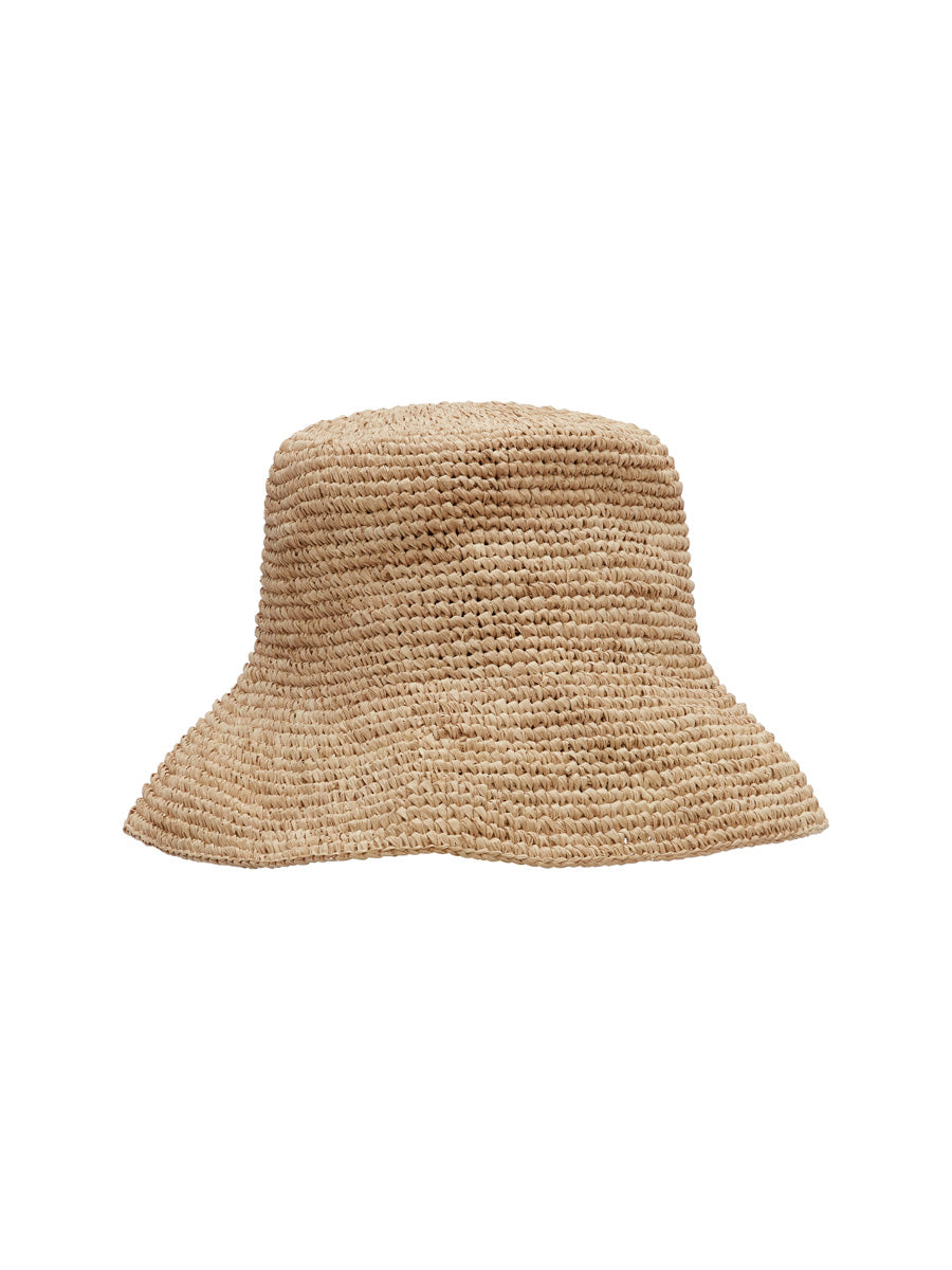 Vitamin A Tulum Bucket Hat in Natural