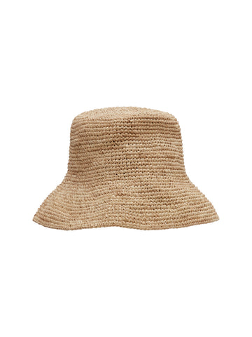 Vitamin A Tulum Bucket Hat in Natural