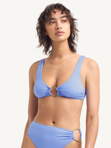 Skylar Top in Skyflower Ecorib