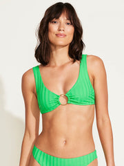 Vitamin A Skylar Top in Spearmint SuperRib, view 1, click to see full size