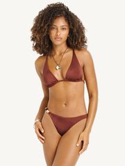 Terra Halter Triangle in Red Ochre, view 3, click to see full size