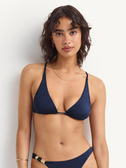 Terra Halter Triangle in Midnight Indigo, view 1, click to see full size