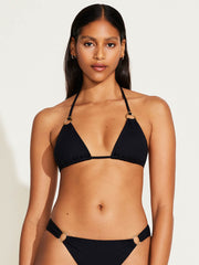 Vitamin A Cosmo Top in Black EcoRib, view 1, click to see full size
