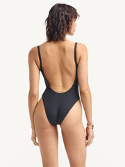 Vitamin A Nova One Piece in Black, view 2, click to see full size