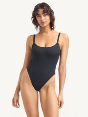 Vitamin A Nova One Piece in Black, view 3, click to see full size
