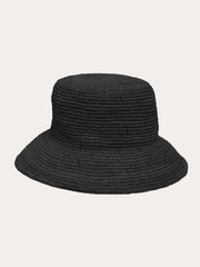 Vitamin A Cannes Bucket Hat In Black, view 2, click to see full size
