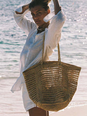 Ora Tote in Chocolate, view 3, click to see full size