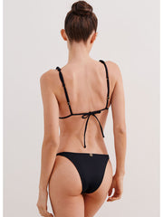 ViX Atena Triangle Top in Black, view 2, click to see full size