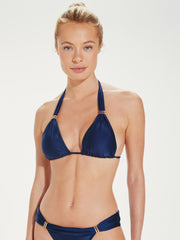 Bia Tube Top in Navy, view 1, click to see full size