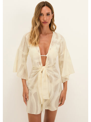 Perola Knot Short Cover Up in Glitz